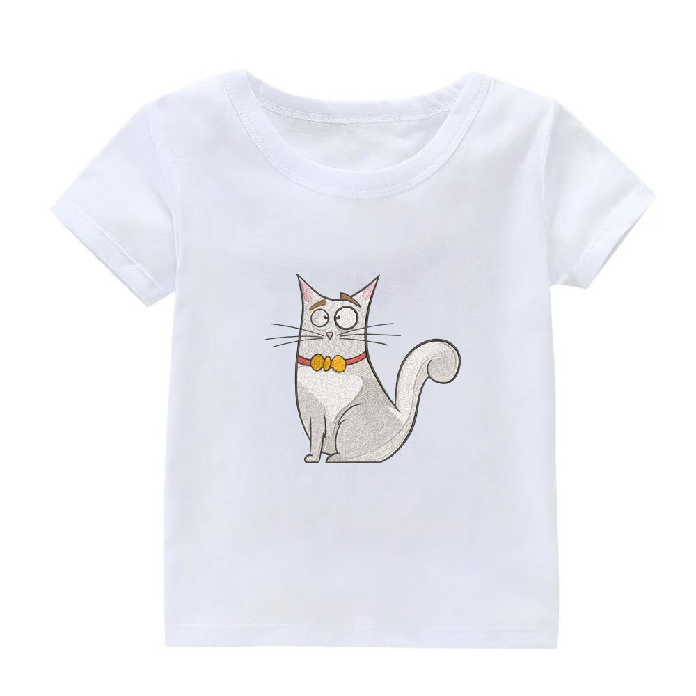 Cute Cat Embroidery Designs Machine File 3 sizes Baby Cat Digital Embroidery File Pattern Instant Download
