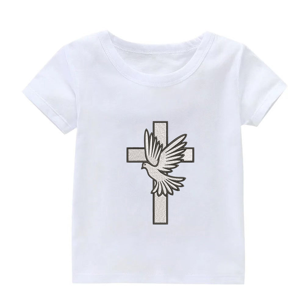Cross Bird Embroidery Designs Machine File 3 sizes Cross Bird Digital Embroidery File Pattern Instant Download Cross03