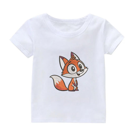 Baby Fox Embroidery Designs Machine File 3 sizes Cute Fox Digital Embroidery File Pattern Instant Download