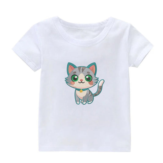 Baby Cat Embroidery Designs Machine File 3 sizes Cute Cat Digital Embroidery File Pattern Instant Download