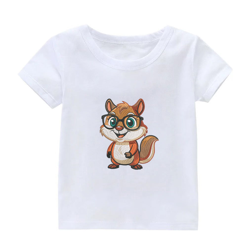 Cute Squirrel Embroidery Designs Machine File 3 sizes Cute Squirrel Digital Embroidery File Pattern Instant Download