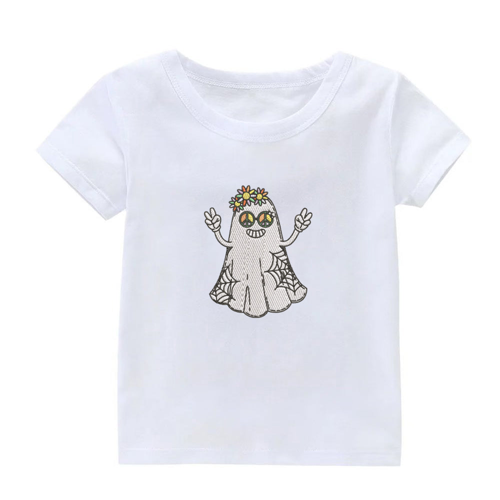 Cute Ghost Embroidery Designs Machine File 3 sizes Baby Ghost Digital Embroidery File Pattern Instant Download Ghost08