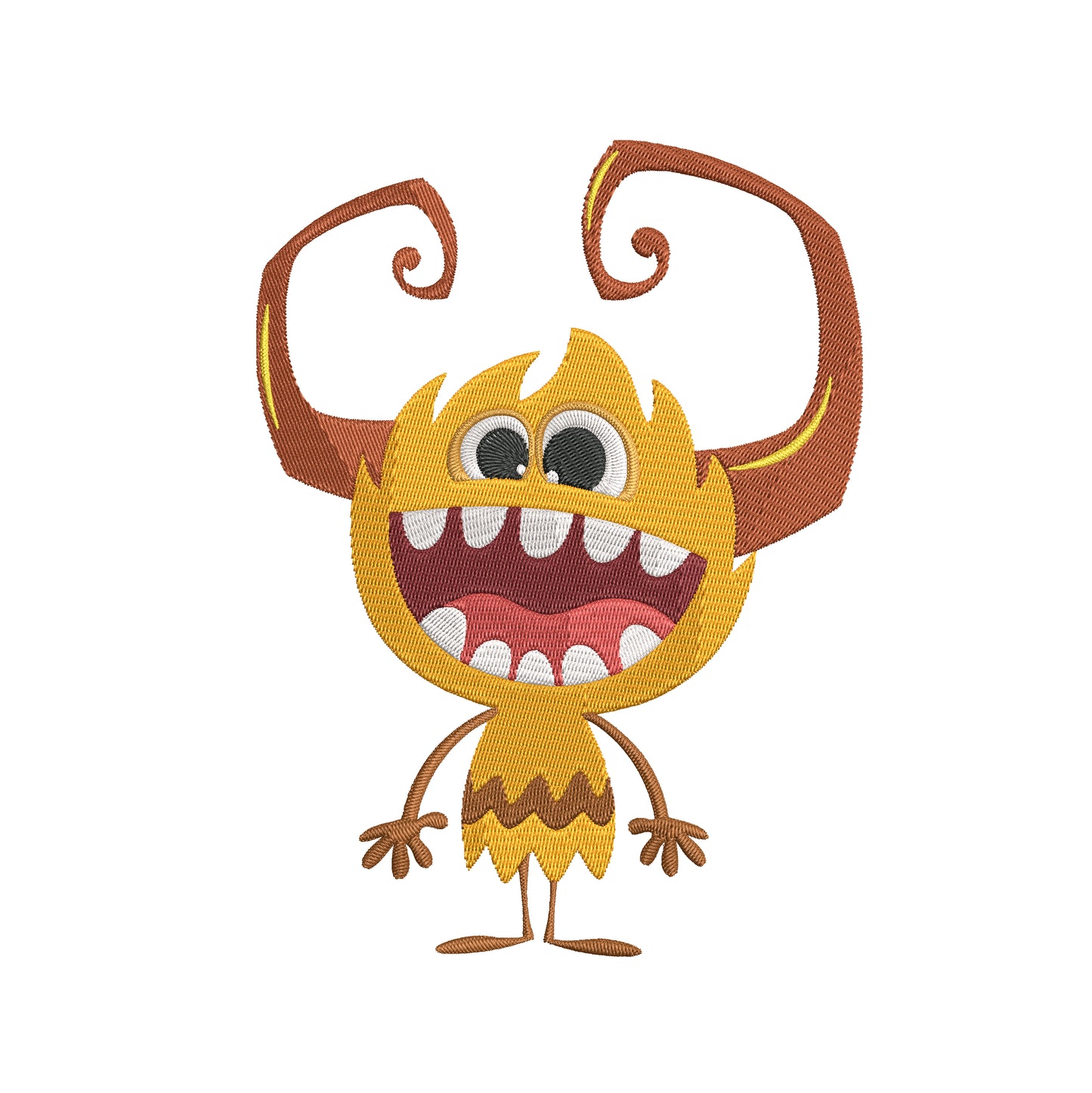 Baby Monster Embroidery Designs Machine File Baby Monster Digital Embroidery File Pattern Instant Download