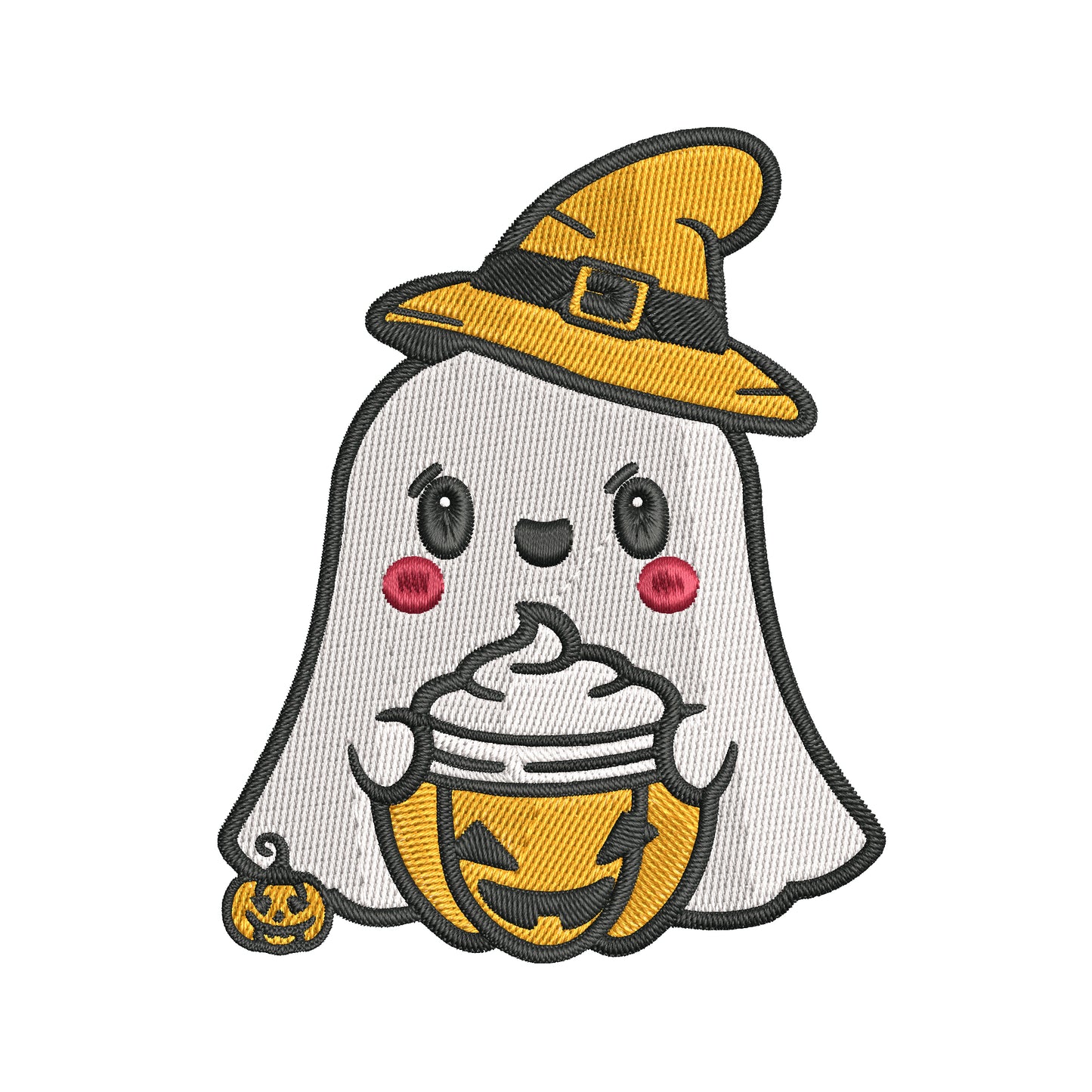 Cute Ghost Embroidery Designs Machine File 3 sizes Baby Ghost Digital Embroidery File Pattern Instant Download Ghost20