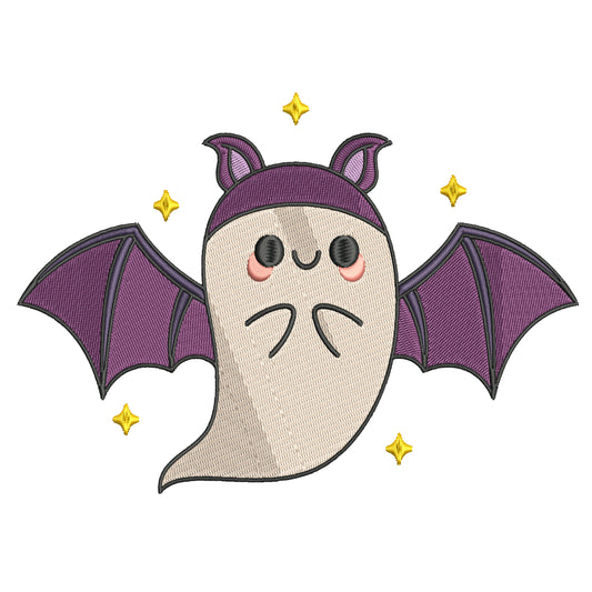 Cute Ghost Embroidery Designs Machine File 3 sizes Baby Ghost Digital Embroidery File Pattern Instant Download Ghost30