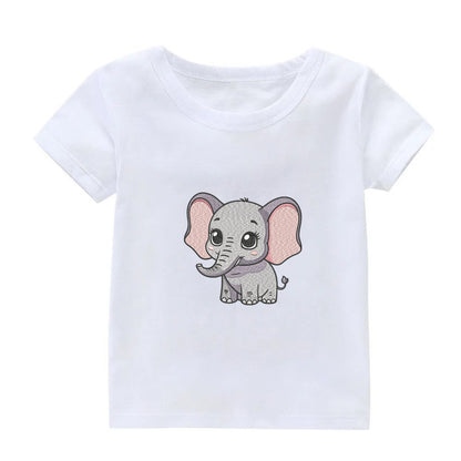 Baby Elephant Embroidery Designs Machine File 3 sizes Cute Elephant Digital Embroidery File Pattern Instant Download Baby Elephant04