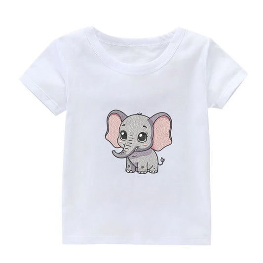 Baby Elephant Embroidery Designs Machine File 3 sizes Cute Elephant Digital Embroidery File Pattern Instant Download Baby Elephant04