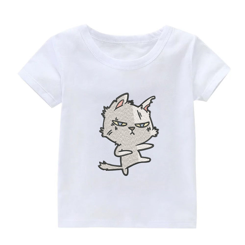 Cute Cat Embroidery Designs Machine File 3 sizes Baby Cat Digital Embroidery File Pattern Instant Download Cat06