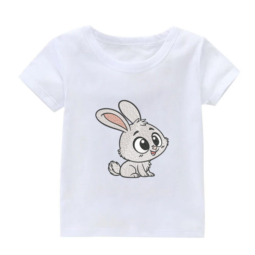 Cute Rabbit Embroidery Designs Machine File 3 sizes Baby Rabbit Digital Embroidery File Pattern Instant Download Cute Rabbit 01
