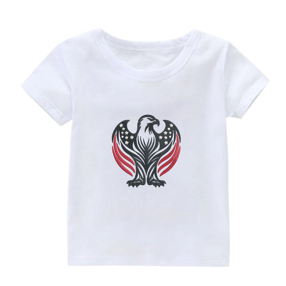 Eagle Logo Embroidery Designs Machine File 3 sizes Eagle Logo Digital Embroidery File Pattern Instant Download