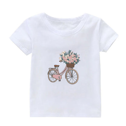 Bike Bloom Embroidery Designs Machine File 3 sizes Bike Bloom Digital Embroidery File Pattern Instant Download