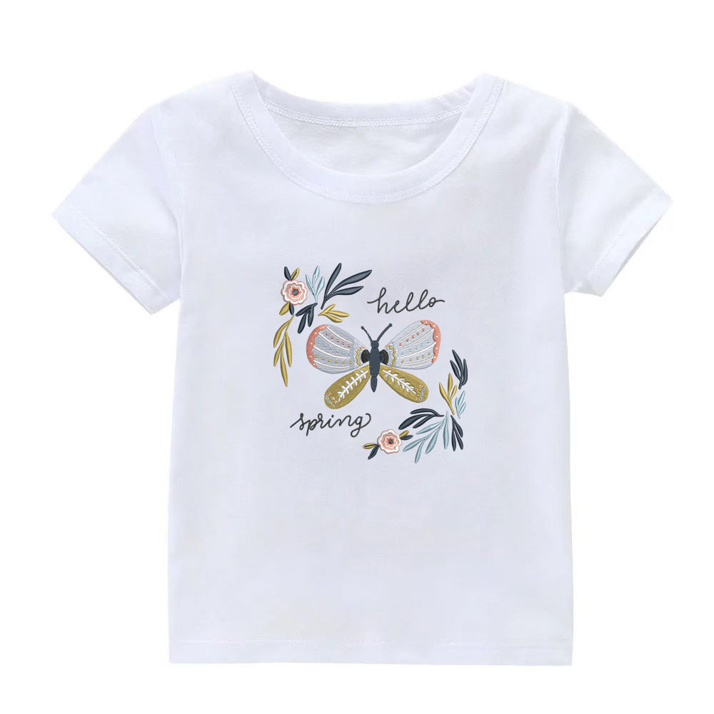 Butterfly Flower Embroidery Designs Machine File 3 sizes Butterfly Flower Digital Embroidery File Pattern Instant Download