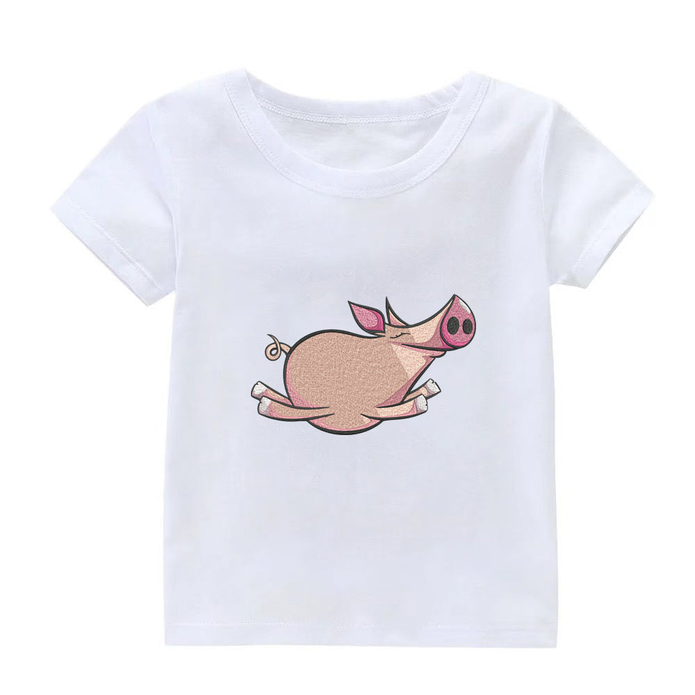 Cute Pig Embroidery Designs Machine File 3 sizes Baby Pig Digital Embroidery File Pattern Instant Download