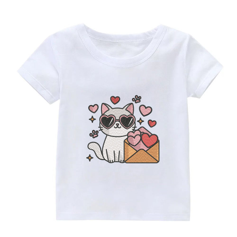 Cute Cat Embroidery Designs Machine File 3 sizes Baby Cat Digital Embroidery File Pattern Instant Download Cat03