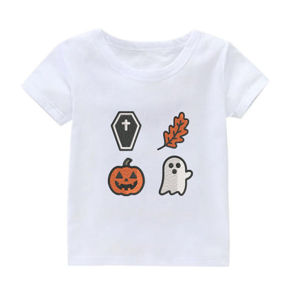 Halloween Icons Embroidery Designs Machine File 3 sizes Halloween Icons Digital Embroidery File Pattern Instant Download