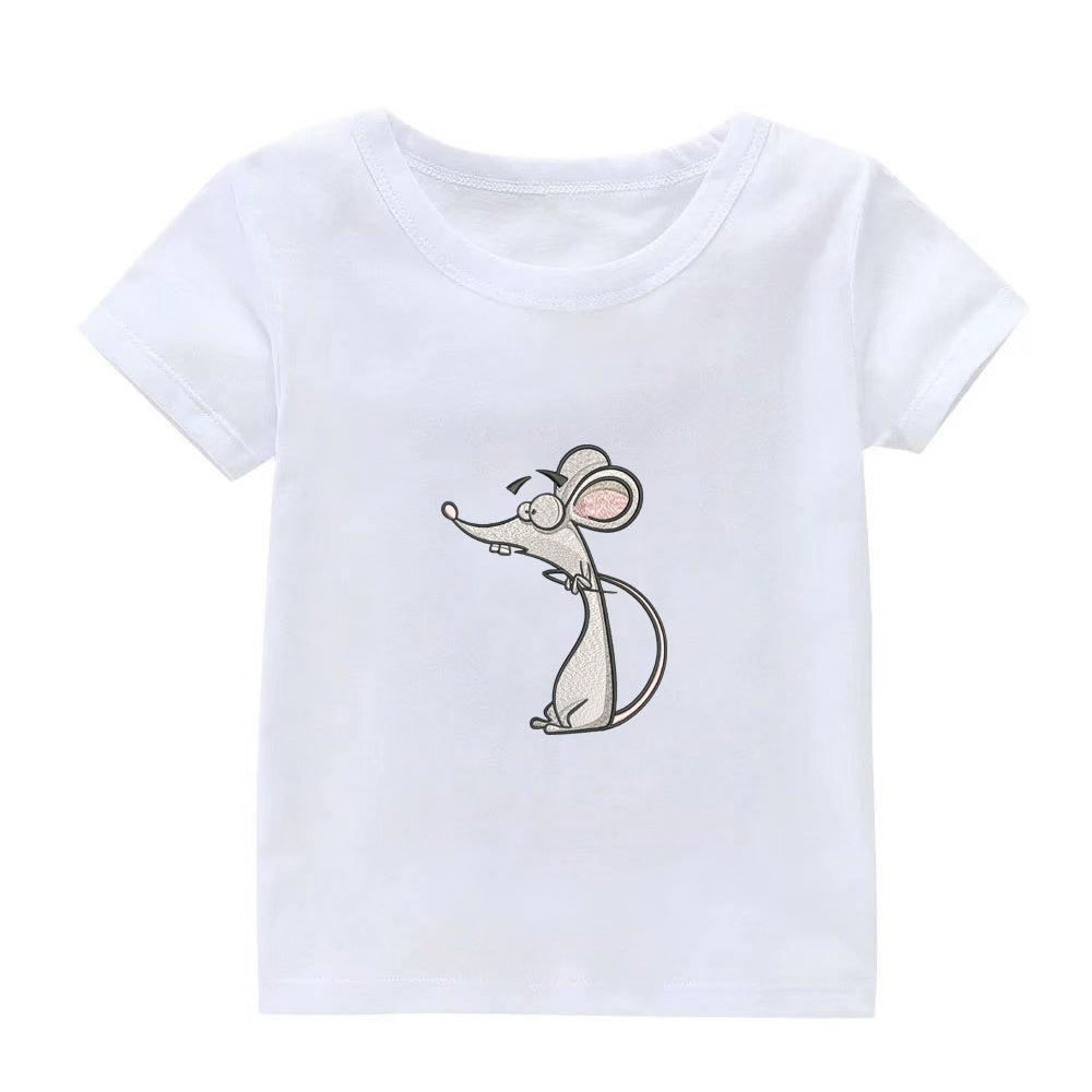 Cute Mouse Embroidery Designs Machine File 3 sizes Baby Mouse Digital Embroidery File Pattern Instant Download Mouse05