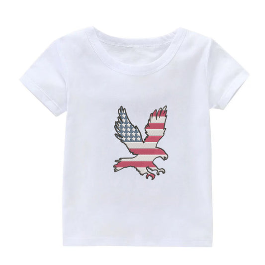 A13 Eagle Flag Embroidery Designs Machine File 3 sizes Eagle Flag Digital Embroidery File Pattern Instant Download