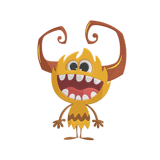 Baby Monster Embroidery Designs Machine File Baby Monster Digital Embroidery File Pattern Instant Download