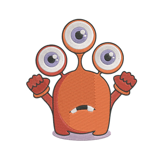 Baby Monster05 Embroidery Designs Machine File Baby Monster05 Digital Embroidery File Pattern Instant Download