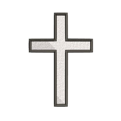 Cross Embroidery Designs Machine File 3 sizes Cross Digital Embroidery File Pattern Instant Download Cross01