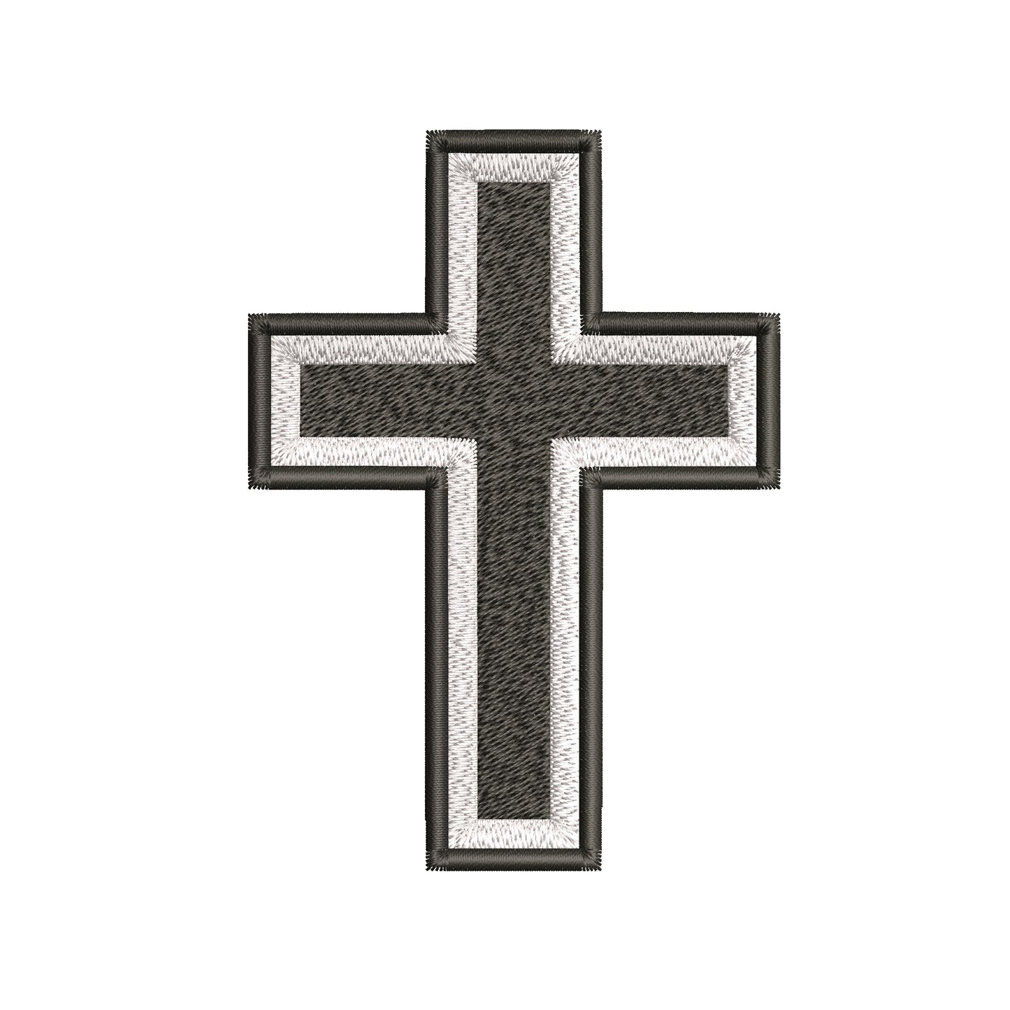 Cross Embroidery Designs Machine File 3 sizes Cross Digital Embroidery File Pattern Instant Download Cross02