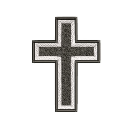 Cross Embroidery Designs Machine File 3 sizes Cross Digital Embroidery File Pattern Instant Download Cross02