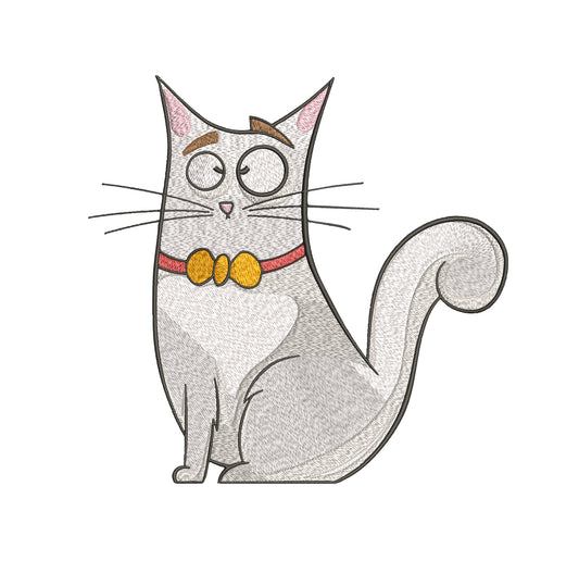 Cute Cat Embroidery Designs Machine File 3 sizes Baby Cat Digital Embroidery File Pattern Instant Download
