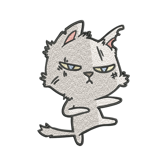 Cute Cat Embroidery Designs Machine File 3 sizes Baby Cat Digital Embroidery File Pattern Instant Download Cat06
