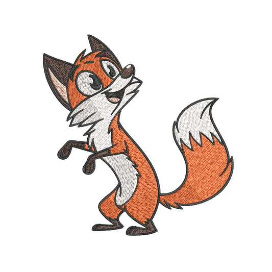 Cute Fox Embroidery Designs Machine File 3 sizes Baby Fox Digital Embroidery File Pattern Instant Download