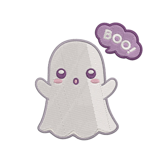 Cute Ghost Embroidery Designs Machine File 3 sizes Cute Ghost Digital Embroidery File Pattern Instant Download Ghost01