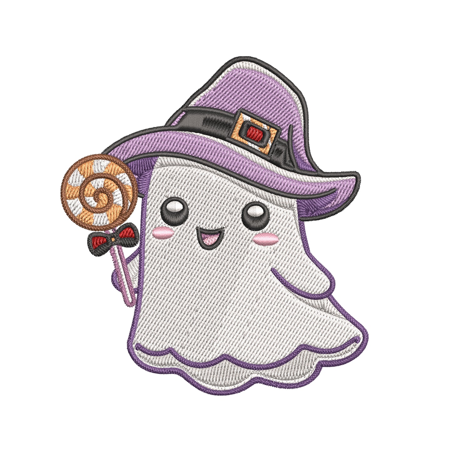 Cute Ghost Embroidery Designs Machine File 3 sizes Baby Ghost Digital Embroidery File Pattern Instant Download Ghost02