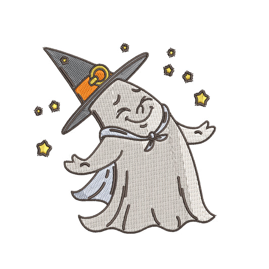 Cute Ghost Embroidery Designs Machine File 3 sizes Baby Ghost Digital Embroidery File Pattern Instant Download Ghost15