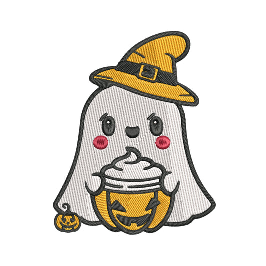Cute Ghost Embroidery Designs Machine File 3 sizes Baby Ghost Digital Embroidery File Pattern Instant Download Ghost20