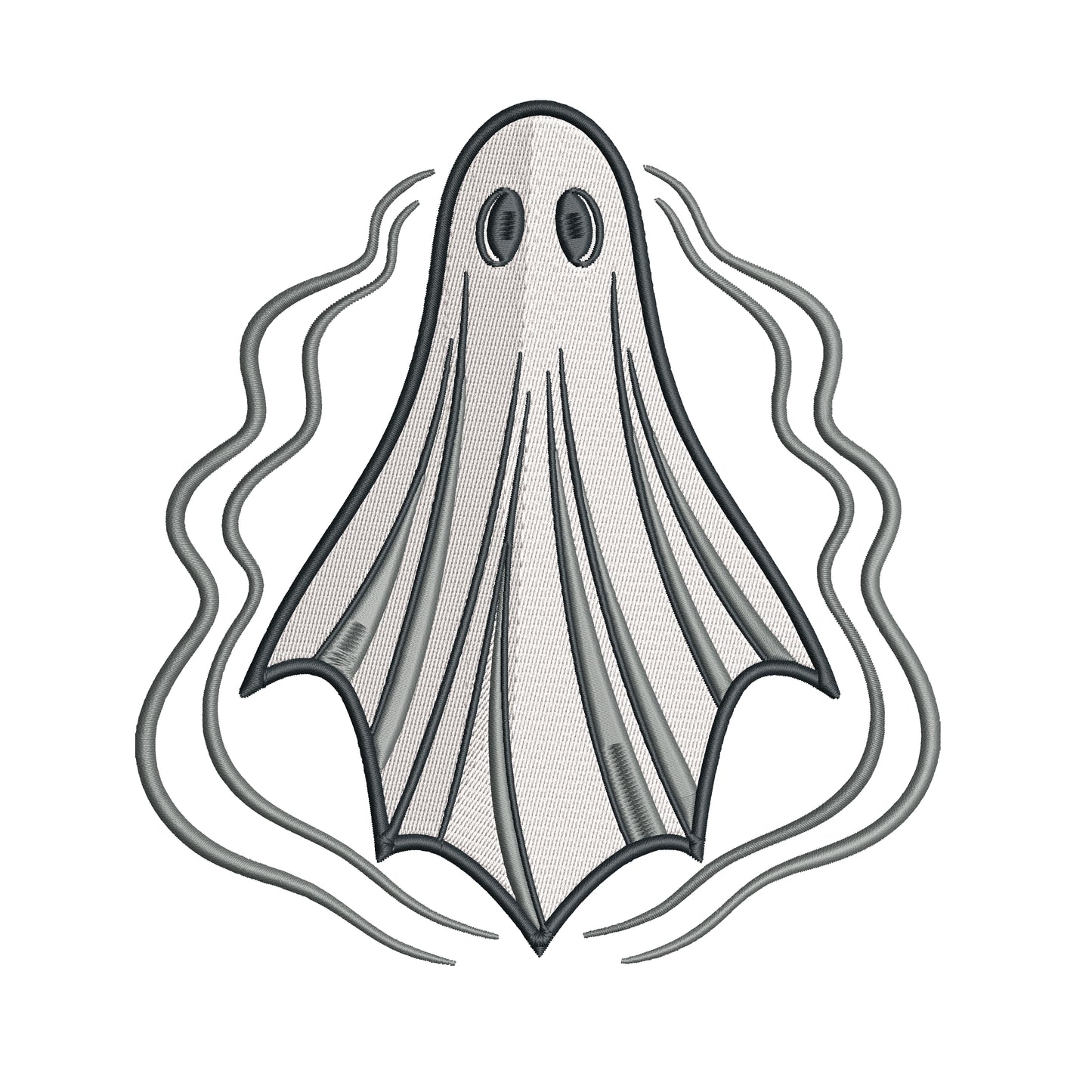 Cute Ghost Embroidery Designs Machine File 3 sizes Baby Ghost Digital Embroidery File Pattern Instant Download Ghost29