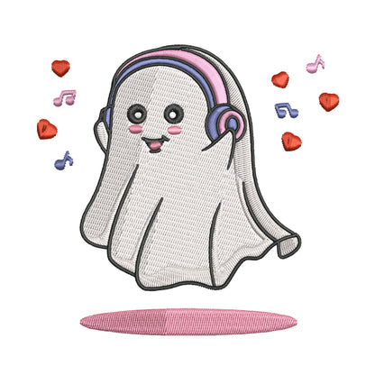 Cute Ghost Embroidery Designs Machine File 3 sizes Baby Ghost Digital Embroidery File Pattern Instant Download Ghost31
