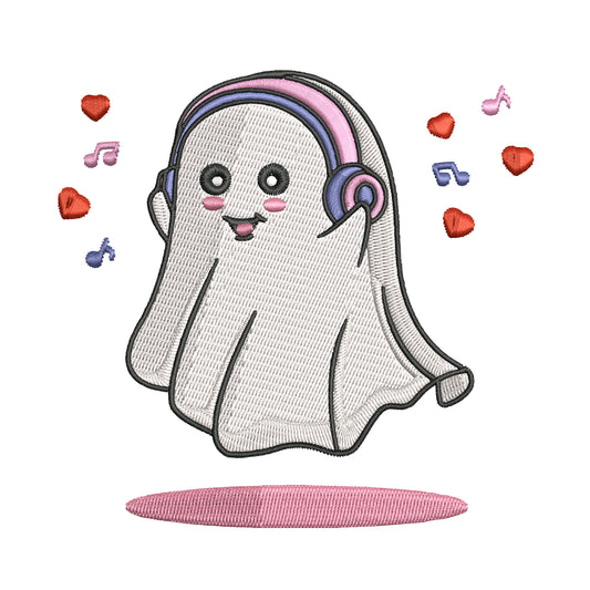 Cute Ghost Embroidery Designs Machine File 3 sizes Baby Ghost Digital Embroidery File Pattern Instant Download Ghost31