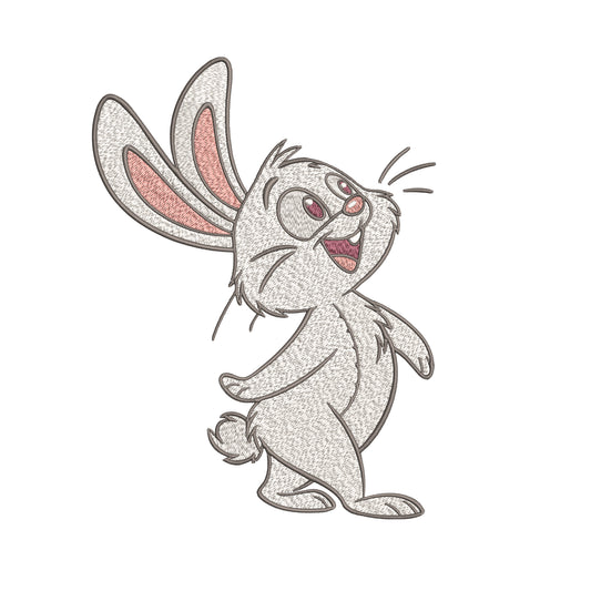 Cute Rabbit Embroidery Designs Machine File 3 sizes Baby Rabbit Digital Embroidery File Pattern Instant Download