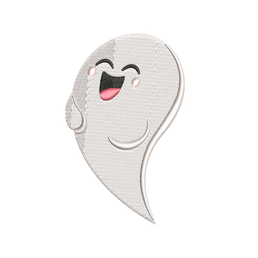 Cute Ghost Embroidery Designs Machine File 3 sizes Baby Ghost Digital Embroidery File Pattern Instant Download Ghost07