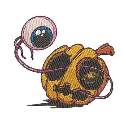 Pumpkin Eyes Embroidery Designs Machine File Pumpkin Eyes Digital Embroidery File Pattern Instant Download