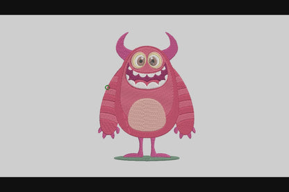 Baby Monster07 Embroidery Designs Machine File Baby Monster07 Digital Embroidery File Pattern Instant Download