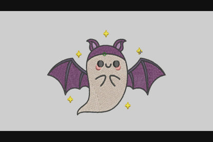 Cute Ghost Embroidery Designs Machine File 3 sizes Baby Ghost Digital Embroidery File Pattern Instant Download Ghost30