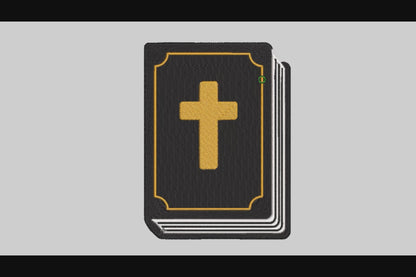 Cross Bible Embroidery Designs Machine File 3 sizes Cross Bible Digital Embroidery File Pattern Instant Download