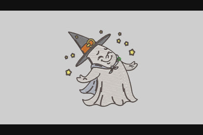 Cute Ghost Embroidery Designs Machine File 3 sizes Baby Ghost Digital Embroidery File Pattern Instant Download Ghost15