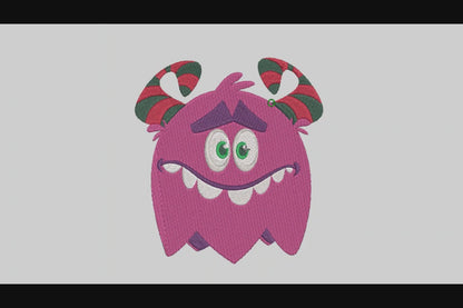 Baby Monster02 Embroidery Designs Machine File Baby Monster02 Digital Embroidery File Pattern Instant Download