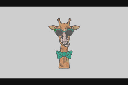 Grumpy Deer Embroidery Designs Machine File 3 sizes Grumpy Deer Digital Embroidery File Pattern Instant Download