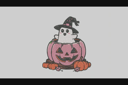 Cute Ghost Embroidery Designs Machine File 3 sizes Baby Ghost Digital Embroidery File Pattern Instant Download Ghost21
