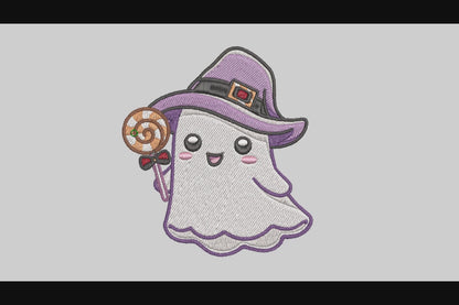Cute Ghost Embroidery Designs Machine File 3 sizes Baby Ghost Digital Embroidery File Pattern Instant Download Ghost02