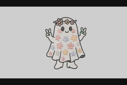 Cute Ghost Embroidery Designs Machine File 3 sizes Cute Ghost Digital Embroidery File Pattern Instant Download Ghost05