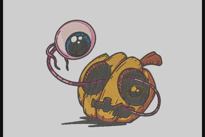 Pumpkin Eyes Embroidery Designs Machine File Pumpkin Eyes Digital Embroidery File Pattern Instant Download