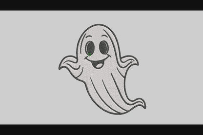 Cute Ghost Embroidery Designs Machine File 3 sizes Baby Ghost Digital Embroidery File Pattern Instant Download Ghost28